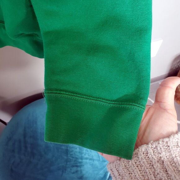 Vtg 90’s Champs University of Notre Dame Fighting Irish Hoodie Large FLAWED - Picture 6 of 10